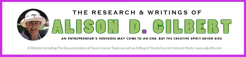 The Research & Writings of ALISON D. GILBERT